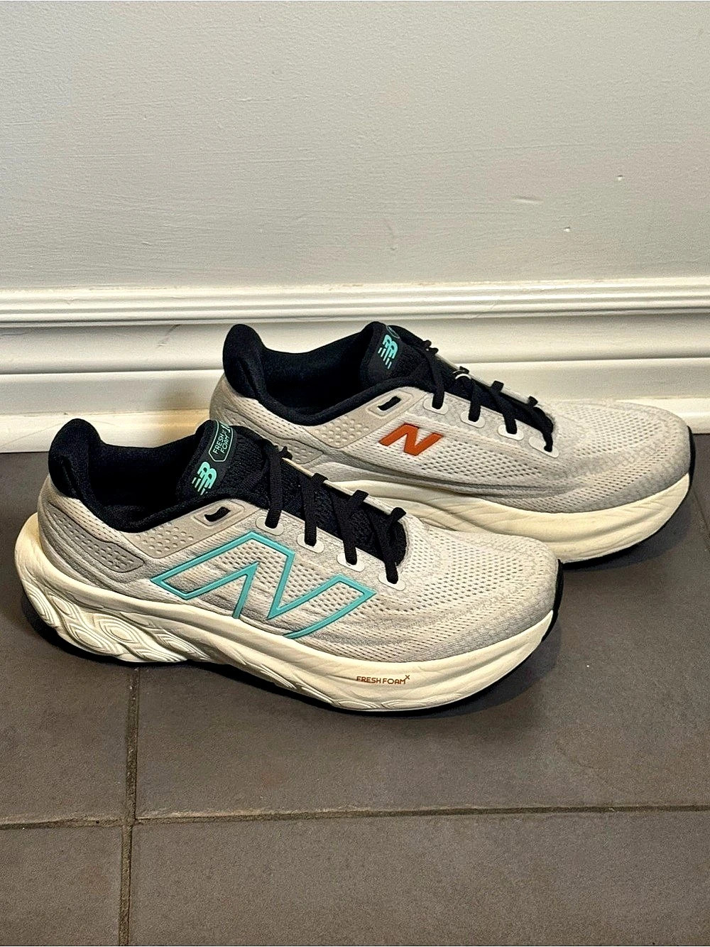 New Balance Fresh Foam X 1080v13 Men's Running Shoes Cream & Orange